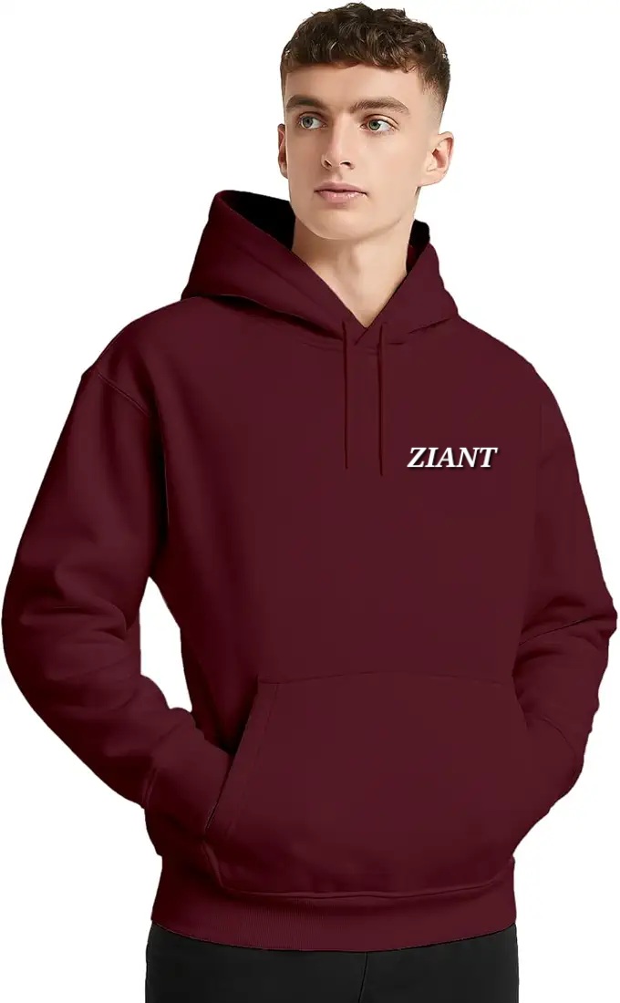 HOODIE MAROON 
